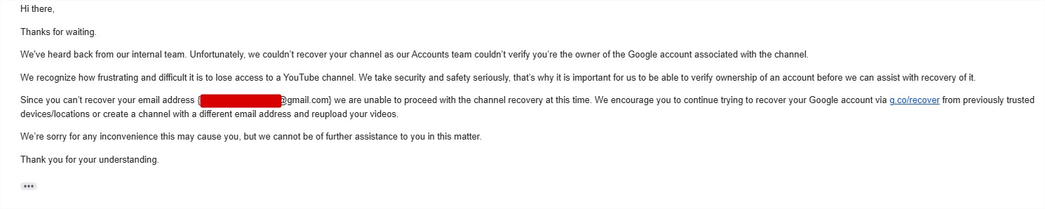 youtube reply